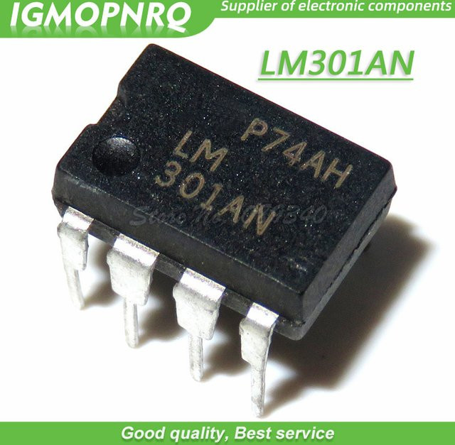 10er Set LM331N LM301AN LM308N Operationsverstärker in Schwarz - Bild 1