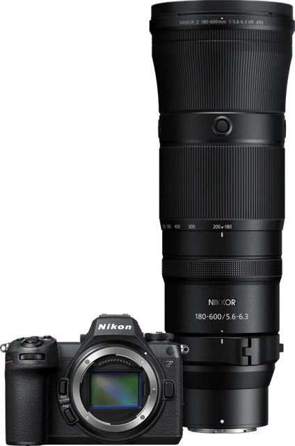 Nikon Z6 III Vollformat Systemkamera mit Nikkor Z 180-600mm f/5.6-6.3 Objektiv in Schwarz - Bild 1