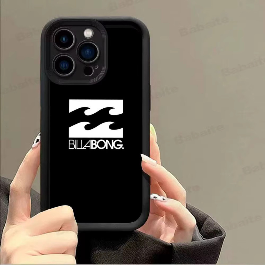 Billabong Silikon-Soft-Handyhülle in Schwarz für iPhone 11 bis iPhone 17 Modelle - Bild 6