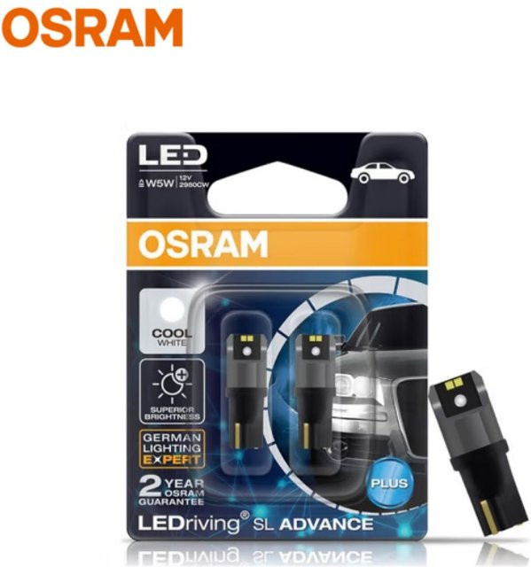 Osram LEDriving SL Advance T10 W5W 194 LED Auto-Innenraumbeleuchtung in Cool White 6000K, 2er-Set - Bild 1