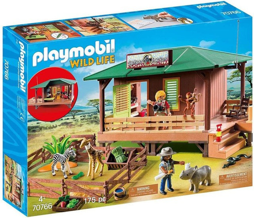 PLAYMOBIL Wild Life Spielset Rangerstation mit Tieraufzucht ab 4 Jahren