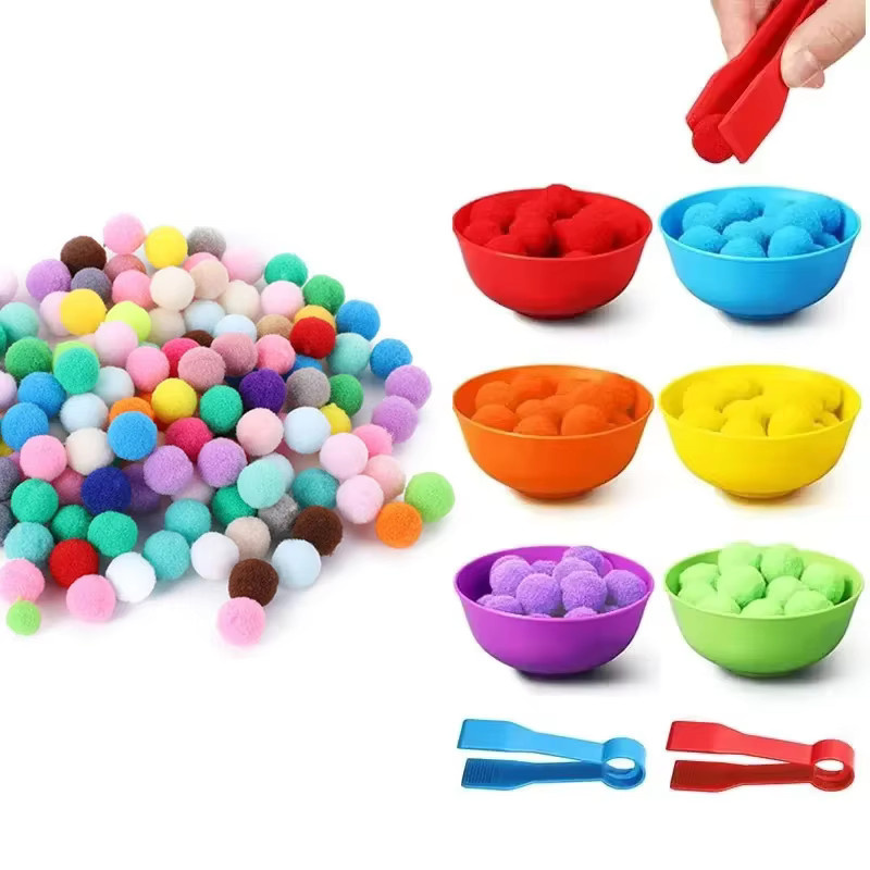 MYJCK Kinder Klassifizierung Tassen Zählen und Sortieren Spielzeug Set, Kunststoff, Bunt / Mehrfarbig - Bild 2