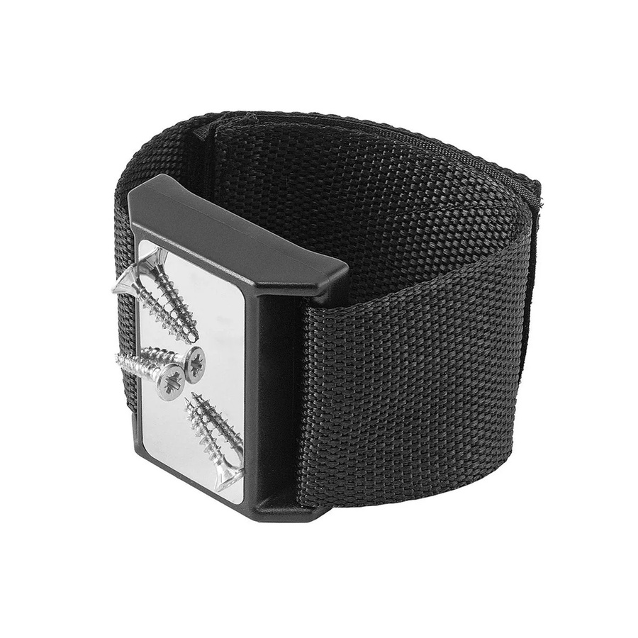 STAHLWERK Magnetarmband für Schrauben und magnetische Kleinteile, 3er Set, Schwarz - Bild 2
