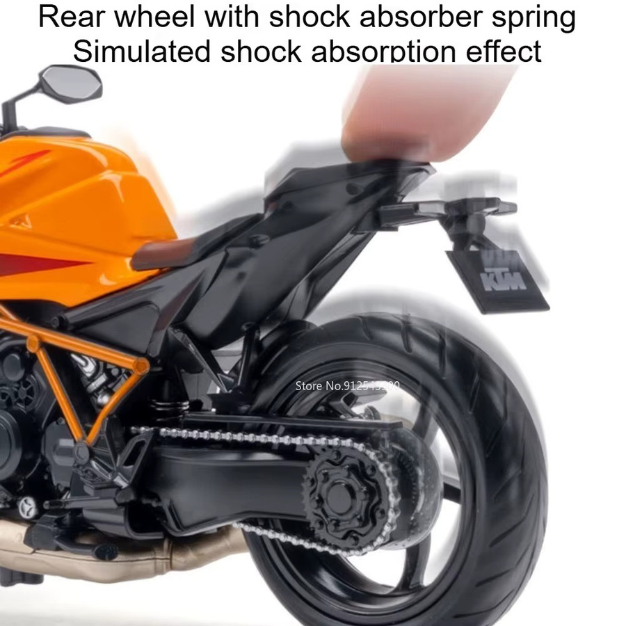RMZ city KTM 1390 RC390 Automodell Spielzeug, 1:12, Gummi, Metall - Bild 3