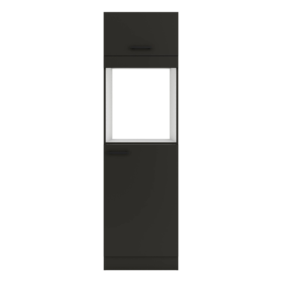 OPTIFIT Madrid420 Küchen-Geräteumbauschrank in Anthrazit Matt mit Breite: 60 cm - Bild 2