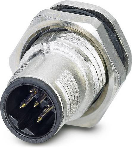 Phoenix Contact 1441781 Sensor-Aktor-Einbausteckverbinder M12 Stecker, 5-polig, silber, 20 Stück - Bild 1