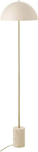 Housenordic Stehlampe Sheffield in Beige aus Metall und Marmor mit E14 Fassung, B/T/H: 40 x 40 x 155 cm - Bild 1