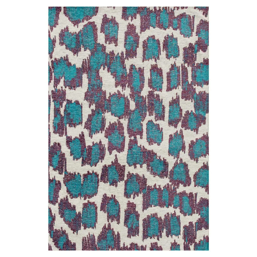 Lola&Moi Teppich Blue Duck Ikat in Blau und Multicolour, Breite: 240 cm, Tiefe: 340 cm - Bild 2