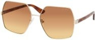 Guess GU 7881-H Sonnenbrille, Quadratisch, Vollrand, Gold, Braun, Damen - Bild 1