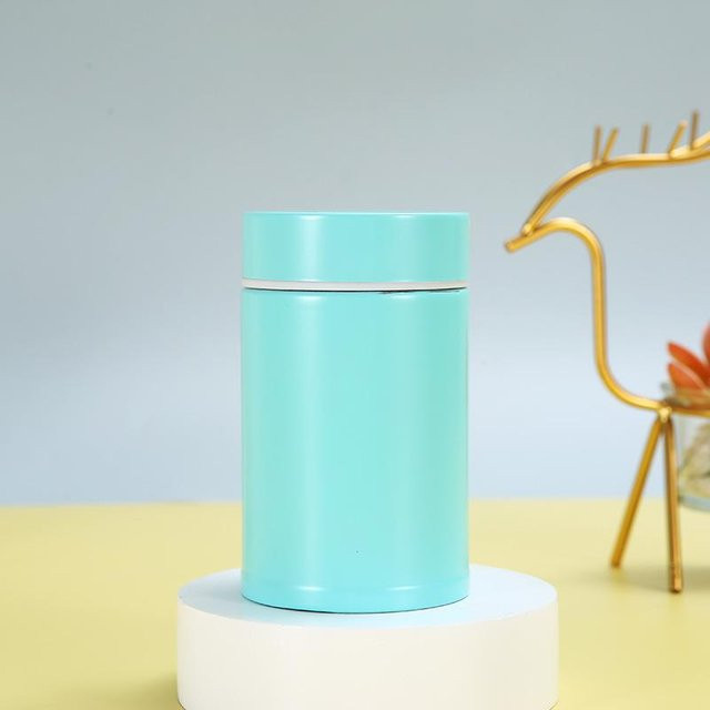 Yiran Furniture Thermosbecher aus Edelstahl im Vogelnest-Design, 260ml, Weiß - Bild 1