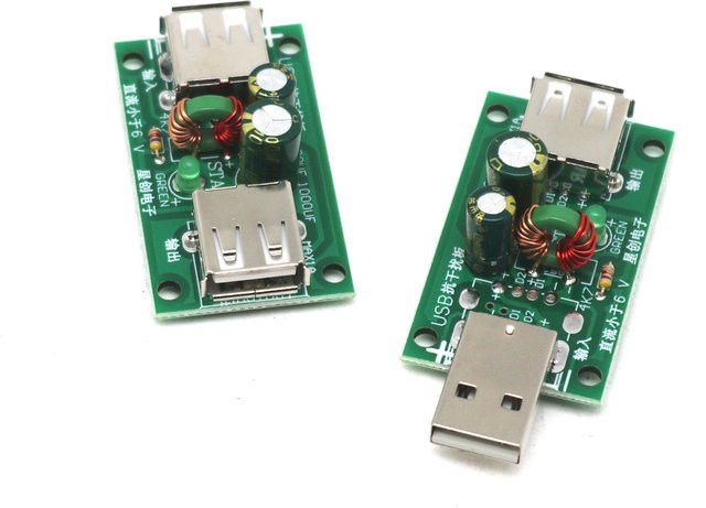 DYKBmetered USB Filter Board DC5V Anti-Störungs Noise Eliminator für Audio Verstärker und PC in Grün - Bild 1