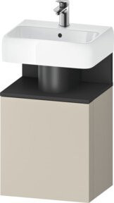 Duravit Waschtischunterschrank Qatego in Graphit Matt, B/T/H: 44 x 35 x 64,5 cm - Bild 1