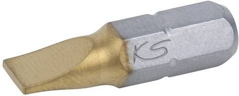KS Tools Schlitz-Bit aus Stahl mit 1/4 Zoll Antrieb und 8mm Schlitzweite - Bild 1
