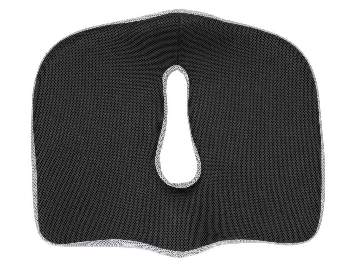 LIVARNO Memory-Foam-Steißbeinkissen mit abnehmbarem Bezug, B/T: 44 x 38 cm - Bild 3