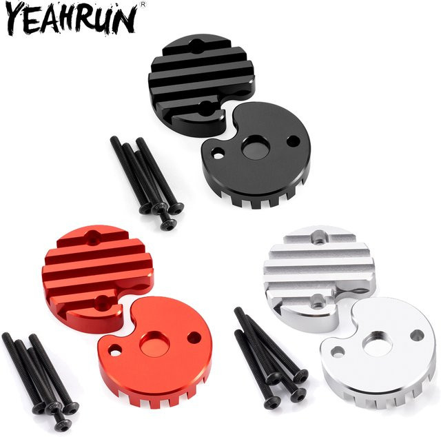 YEAHRUN Motorabdeckung aus Aluminiumlegierung, 1:10, Rot, Metall, Zubehör - Bild 1