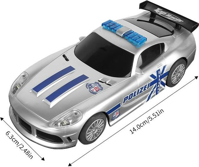 Carrera Polizei Rennbahnauto, 1:32, ab 7 Jahren - Bild 1
