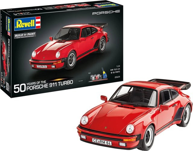 Revell Porsche 911 Turbo 50th Anniversary, Geschenkset, 1:24 - Bild 2