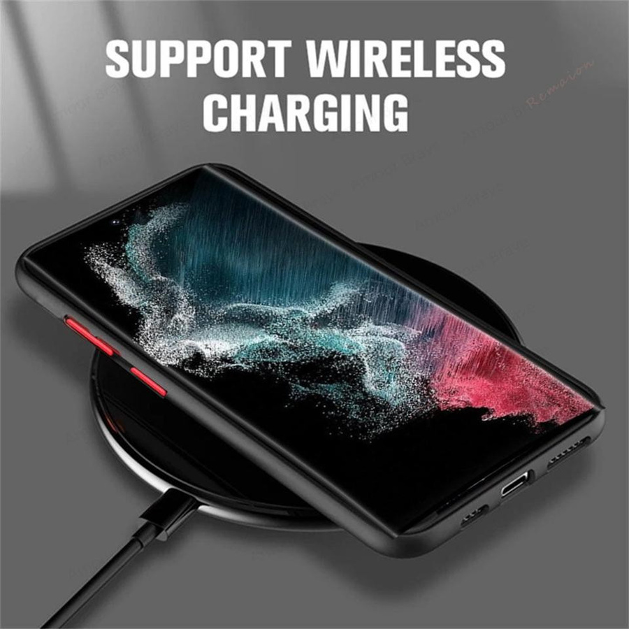 BETYFATE Magnetische Stoßfeste Handyhülle für Samsung Galaxy S24 S23 S22 S21 S20 Ultra FE Plus und A56 A36 5G in Transparent - Bild 1
