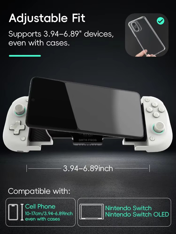 DATA FROG X3 Wireless Bluetooth Controller für Android und mobile Geräte in Schwarz oder Weiß - Bild 3