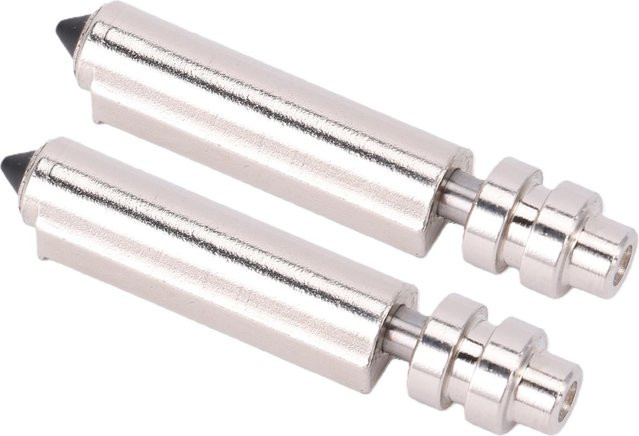 2 Stück Anycubic Hotend-Düsen Ersatz aus gehärtetem Stahl für Anycubic Kobra X 3D-Drucker, 0,4 mm, weiß/silber - Bild 1