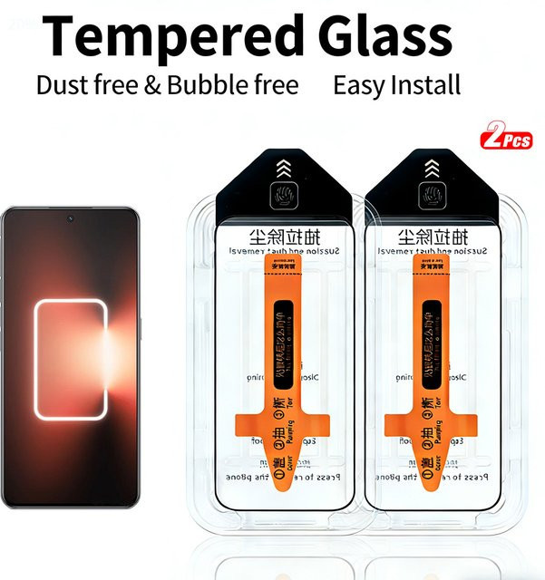 2 Stück Displayschutz aus gehärtetem Glas für Realme Neo7 Turbo, Neo7x, GT Neo5 SE, Neo 3T, Neo 5SE, Neo3T, Neo2T, transparent - Bild 1