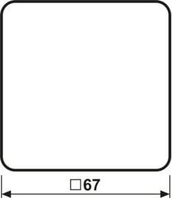Jung Wippe Taster CD 101 WW in Weiß - Bild 1