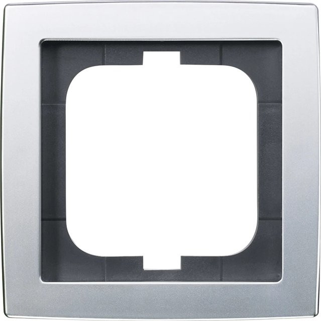 Busch-Jaeger Abdeckrahmen 1-fach Solo in Chrom/Silber - Bild 1