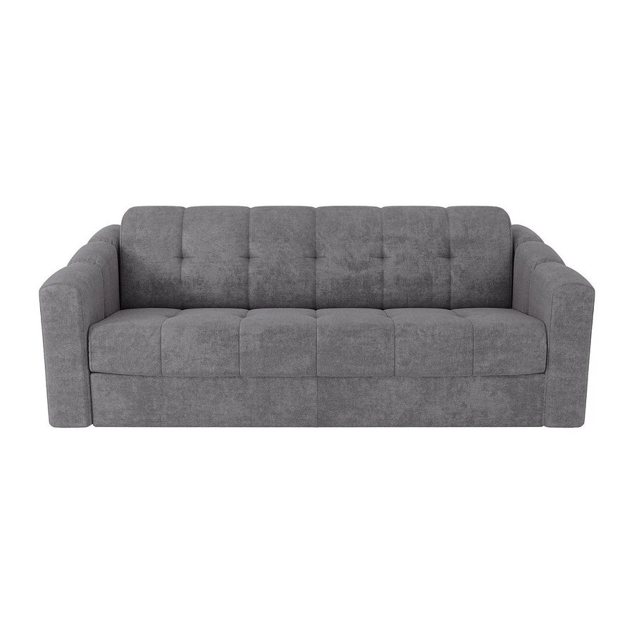 Vente-unique Schlafsofa Darielo Grau Stoff 210 cm - Bild 2