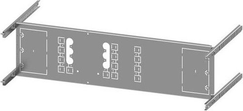Siemens SIVACON S4 Montageplatte 3VA12, 3-polig, Festeinbau, Stecksockel, grau - Bild 1