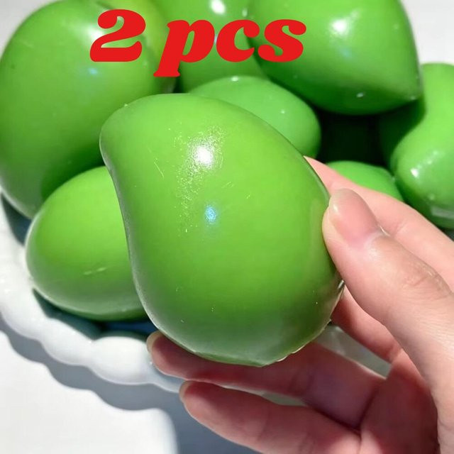 Mango Squishy Spielzeug, Farbwechselnd, Stressball, Fidget Ball - Bild 1