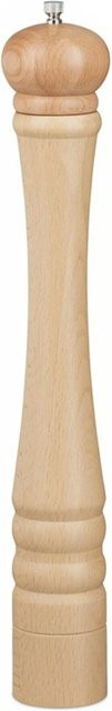 Relaxdays Pfeffermühle aus Birkenholz in Natur, verstellbar, Höhe: 40 cm, Breite: 6 cm, Tiefe: 6 cm - Bild 1