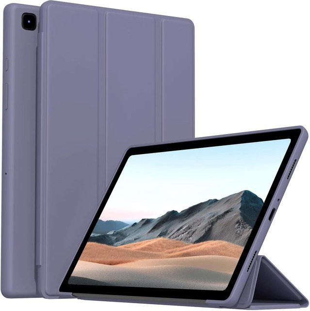 Samsung Galaxy Tab A7 10.4 Magnetische Klapp-Smart-Hülle mit weicher TPU-Rückseite in Purple - Bild 1