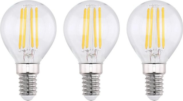 Mömax LED-Filament-Leuchtmittel E14 Transparent mit warmweißem Licht und 2700 Kelvin, max. 4 Watt - Bild 1