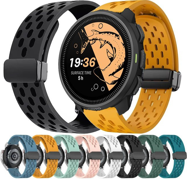 Suunto Uhrenarmband Silikon, Magnetband, 20 22mm - Bild 1