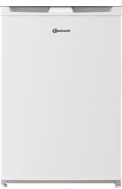 Bauknecht freistehender Kühlschrank K55R1 112W in Weiß mit LED-Innenbeleuchtung und Flaschenregal - Bild 1