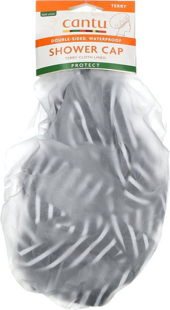 Cantu Duschhaube mit Frotteefütterung, Grau - Bild 1