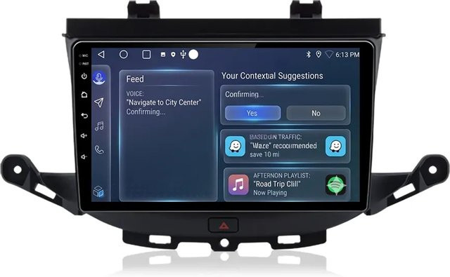 Junsun Autoradio mit 9 Zoll Display für Opel Astra K (2015 bis 2019) in Schwarz mit Bluetooth und GPS - Bild 1