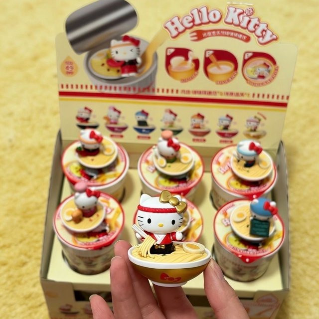 Sanrio Hello Kitty Ramen Instant-Nudel-Becher, Blind Box, Bunt / Mehrfarbig - Bild 1