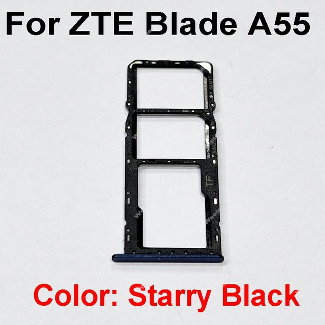 SIM-Karten-Slot Ersatzteil für ZTE Blade A35 A55 A75 4G und A75 5G in Schwarz oder Grün - Bild 1