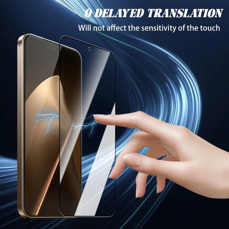 Privatsphäre Displayschutz aus gehärtetem Glas mit 9H Härte für Xiaomi 17T Pro, Xiaomi 15 und Xiaomi 14 T Pro 5G, transparent, vollständige Abdeckung - Bild 4