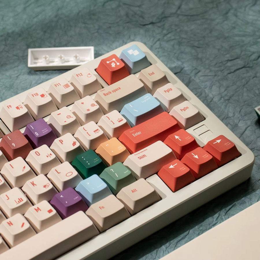 Venit Keys AI Illustrator Keycaps DYE-SUB Cherry Profile PBT Keycap Bunt für mechanische Gaming-Tastaturen - Bild 4