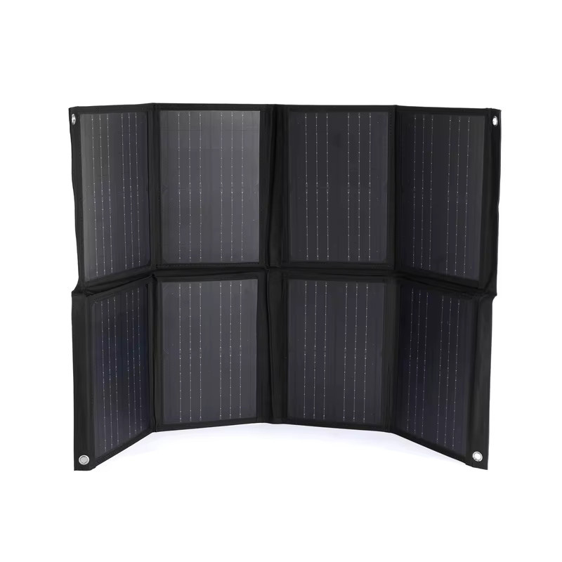 Luxuglow Faltbares Solarpanel 1000W 18V in Schwarz mit Dual USB und DC Ausgang für Camping und Outdoor - Bild 2