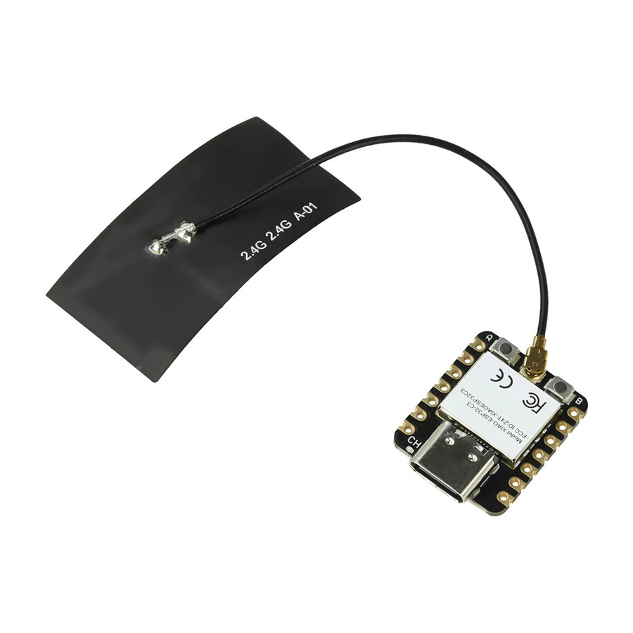 Seeed Studio Xiao ESP32-C3 SoC Entwicklungsboard mit WiFi und Bluetooth Dual Mode in Schwarz mit USB-C Anschluss - Bild 4