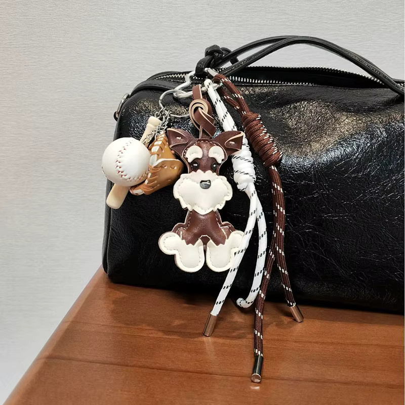 Yogodlns Handtaschenanhänger, Schnauzer-Miu-Stil, Kletterseil - Bild 3
