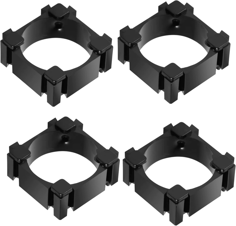 AOKIN 100 Stück 18650 Lithium-Batteriezellen-Halter aus Kunststoff in Schwarz, Batterie-Aufbewahrungsbox und Zellenabstandshalter für zylindrische Batterien - Bild 6