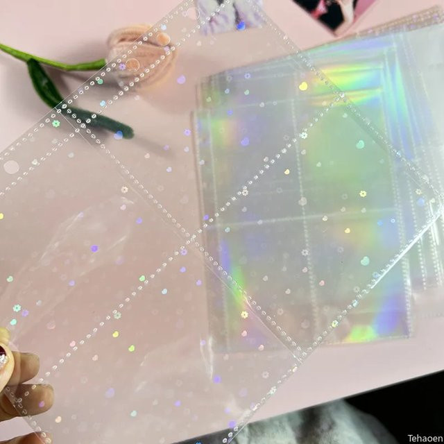 10 Stück Kpop Binder Fotokartenhalter mit 1-4 Fächern, transparente Sammelalbum-Innenseiten aus Kunststoff - Bild 1