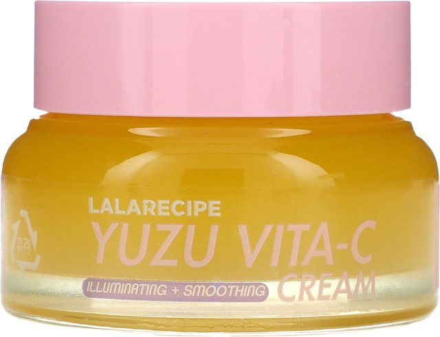 Lalarecipe Yuzu Vita-C Creme, 50 ml, Niacinamid, Vitamin C, AHA - Bild 1