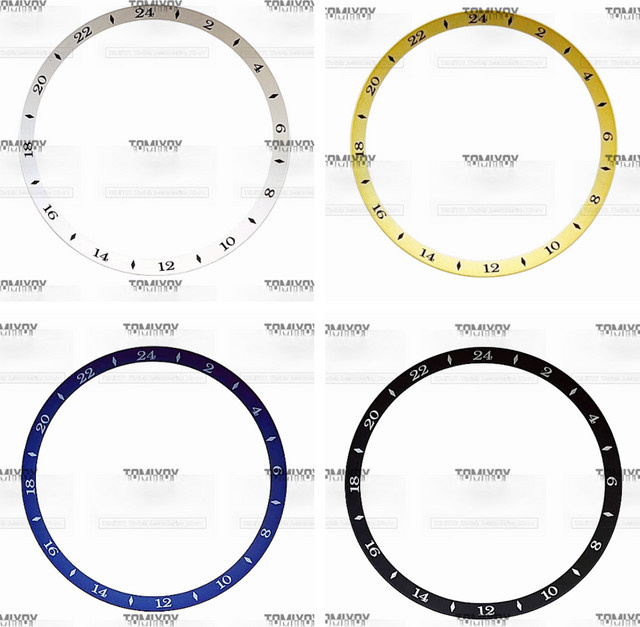 TOMIYOY Ring, Keramik, Schwarz Blau Gelb Weiß, 33mm x 29mm - Bild 1