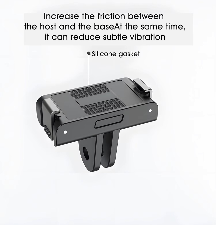 DJI Magnetischer Schnellverschluss-Adapterhalterung für Osmo Action 5 Pro, Osmo Action 4 und Osmo Action 3 in Schwarz - Bild 4