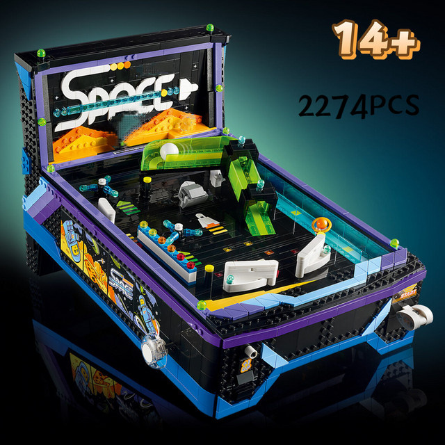 Hot Toys Modell-Arcade-Flipperautomat-Bausatz, 2274 Teile, ab 14 Jahre - Bild 1
